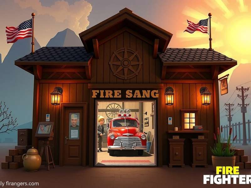 Free Fire Fighter - Indian Fire Station Free Fire Fighter Indian-style fire station with traditional elements